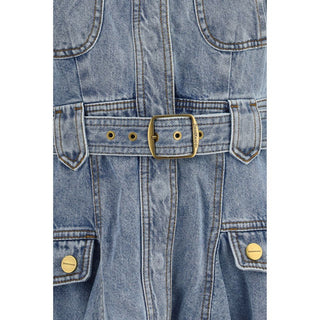 Zimmermann Blue Cotton Casual Dress