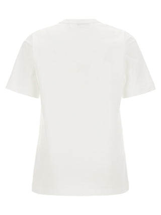 Comme Des Garçons Play White Cotton T-Shirt