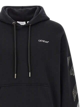Off-White Black Cotton Sweatshirt
