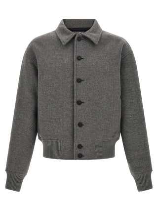 Jacquemus Gray Virgin Wool Bomber