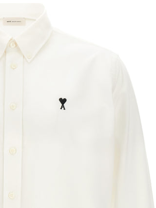 Ami Paris Ami de Coeur Oxford Cotton Shirt