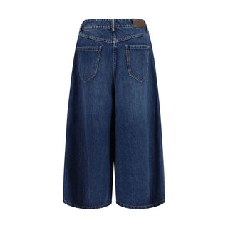Brunello Cucinelli Blue Denim Shorts