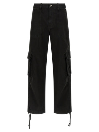 Loewe Black Cotton Cargo Pants