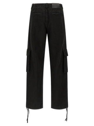 Loewe Black Cotton Cargo Pants