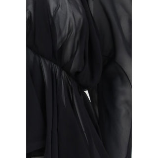 Khaite Black Silk Blouse