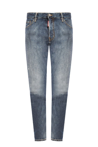 Dsquared² Navy Distressed 'Cool Guy Jean' Denim Pants