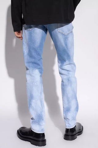 Dsquared² Light Blue Cotton Men Jeans