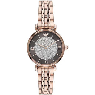 Emporio Armani Elegant Rose Gold-Tone Ladies Watch - Versa Loro