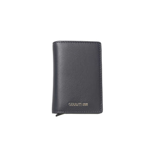 Cerruti 1881 Blue Calfskin Men Wallet