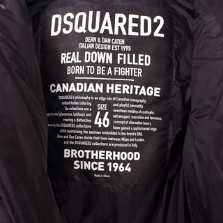 Dsquared² Black Nylon Men Jacket