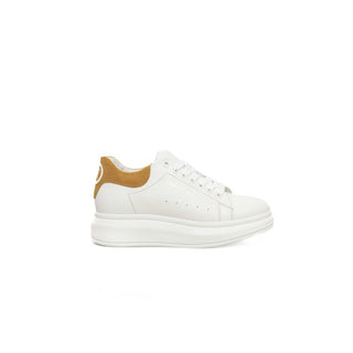Cerruti 1881 White Leather Women Sneaker - Versa Loro