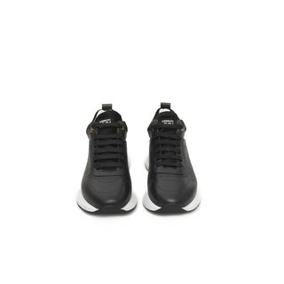 Cerruti 1881 Black Cowhide Women Sneaker - Versa Loro
