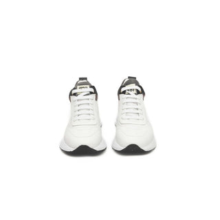 Cerruti 1881 White Leather Women Sneaker - Versa Loro