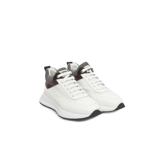 Cerruti 1881 White Leather Women Sneaker - Versa Loro