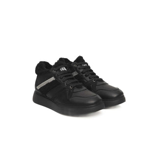 Cerruti 1881 Black Cowhide Women Sneaker - Versa Loro