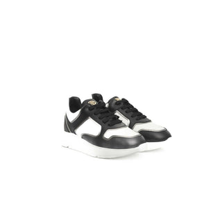 Cerruti 1881 Black Cowhide Women Sneaker - Versa Loro