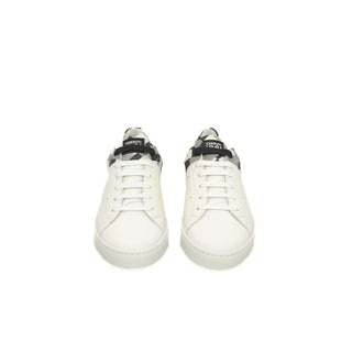 Cerruti 1881 White Calfskin Men Sneaker - Versa Loro