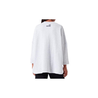 Love Moschino Gray Cotton Women Sweatshirt