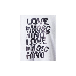 Love Moschino Gray Cotton Women Sweatshirt
