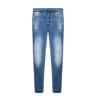 Dsquared² Blue Cotton Men's Distressed Jean