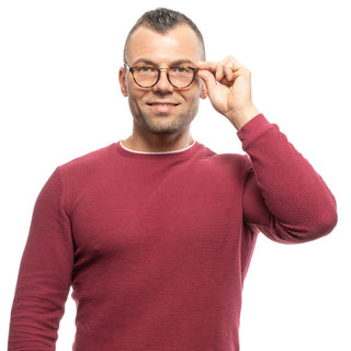 Sandro Brown Men Glasses Frame