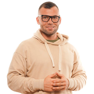 Sandro Black Men Glasses Frame