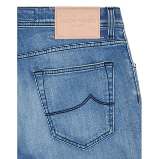 Jacob Cohen Light Blue Cotton Men Jeans