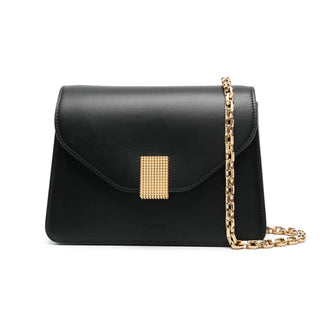 Lanvin Black Leather Handbag - Versa Loro