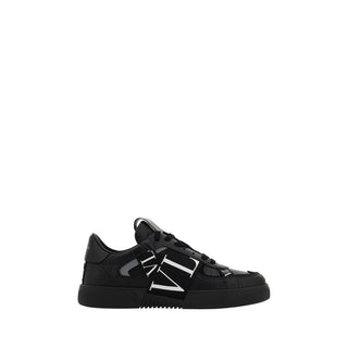 Valentino Garavani Black Leather VL7N Sneakers