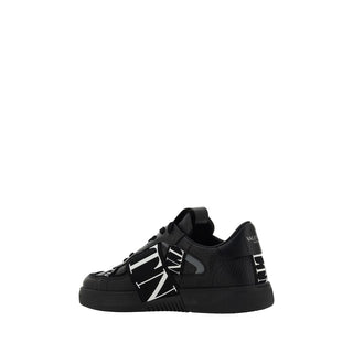 Valentino Garavani Black Leather VL7N Sneakers