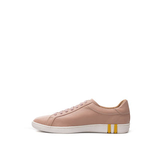 Bally Elegant Pink Cotton Leather Sneakers - Versa Loro
