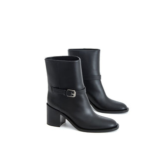 Burberry Black Leather Boot - Versa Loro