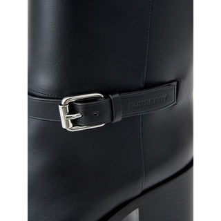 Burberry Black Leather Boot - Versa Loro