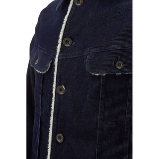 Lardini Blue Cotton Jackets & Coat