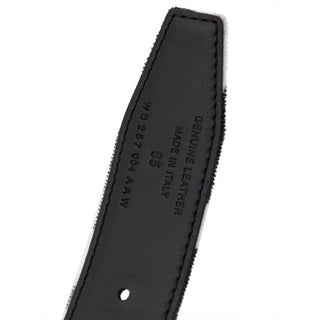 Tom Ford Black And White Leather Belt - Versa Loro