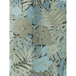 Tom Ford Blue Lyocell Shirt