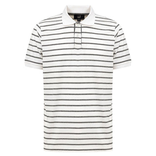 Dunhill White Cotton Polo Shirt