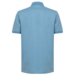 Dunhill Blue Cotton Polo Shirt