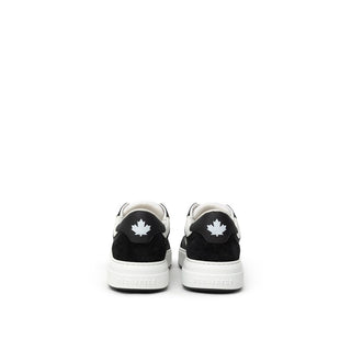 Dsquared² Black And White Leather Sneaker