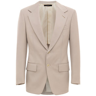 Tom Ford Beige Wool Suit & Blazer