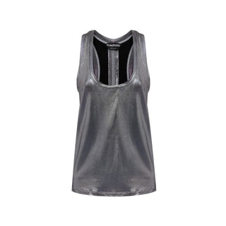 Tom Ford Gray Viscose Tank Top