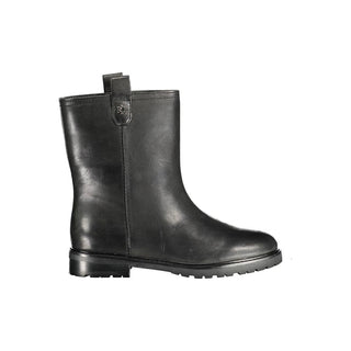 Ralph Lauren Black Leather Women Boot