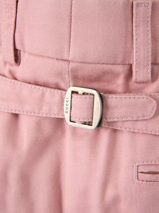 Gucci Light Pink Cotton Pants