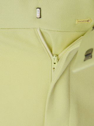 Gucci Lime Yellow Polyester Pants