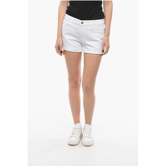 Frame LECUTOFF Shorts mit Bündchen und goldenem Knopf