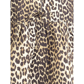 Ganni Leopard mini Dress