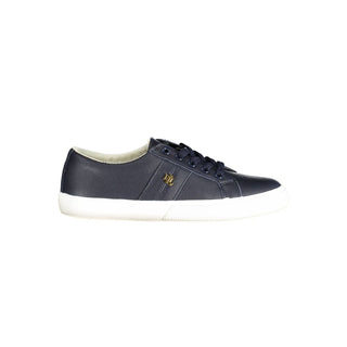 Ralph Lauren Blaue Leder Damen Sneaker