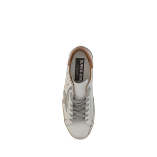 Golden Goose White Leather Superstar Sneakers