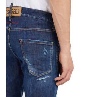 Dsquared² Blue Cotton Jeans & Pant