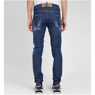 Dsquared² Blue Cotton Jeans & Pant